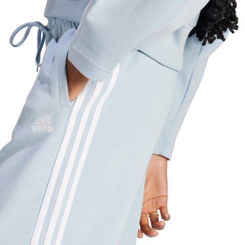 Adidas Spodnie damskie adidas Essentials 3-Stripes French Terry Loose-Fit niebieskie IL3447 Adidas Spodnie damskie adidas Essentials 3-Stripes French Terry Loose-Fit niebieskie IL3447
