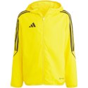 Adidas teamwear Kurtka dla dzieci adidas Tiro 23 League Windbreaker żółta IA1622