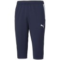 Puma Spodnie męskie Puma teamLIGA Training 3/4 Pants granatowe 657271 06