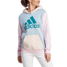 Adidas Bluza damska adidas Essentials Logo Boyfriend Fleece różowo-niebieska IM0267