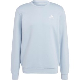 Adidas Bluza męska adidas Essentials Fleece Sweatshirt jasnoniebieska IJ8891