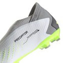 Adidas Buty piłkarskie adidas Predator Accuracy.3 Laceless FG biało-szare GZ0021