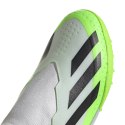 Adidas Buty piłkarskie dla dzieci adidas X Crazyfast.3 Laceless TF biało-zielone IE1499