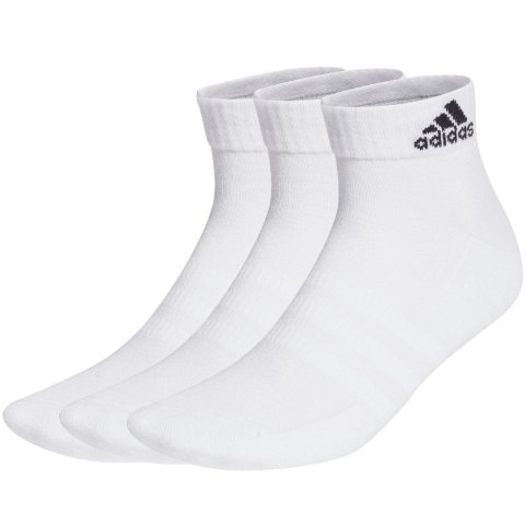 Adidas Skarpety adidas Cushioned Sportswear Ankle Socks 3P białe HT3441