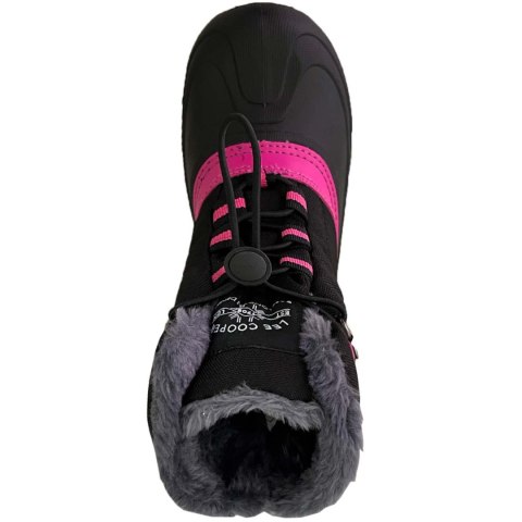 Lee Cooper Buty dla dzieci Lee Cooper czarno-różowe LCJ-21-44-0523K Lee Cooper Buty dla dzieci Lee Cooper czarno-różowe LCJ-21-44-0523K