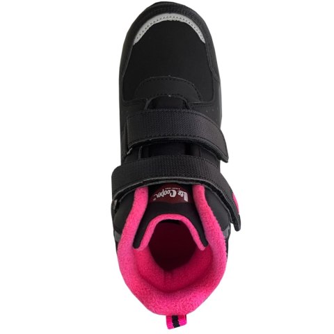 Lee Cooper Buty dla dzieci Lee Cooper czarno-różowe LCJ-23-01-2061K Lee Cooper Buty dla dzieci Lee Cooper czarno-różowe LCJ-23-01-2061K