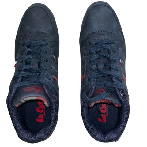 Lee Cooper Buty męskie Lee Cooper granatowo-czerwone LCJ-21-29-0642M Lee Cooper Buty męskie Lee Cooper granatowo-czerwone LCJ-21-29-0642M