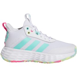 Adidas Buty dla dzieci adidas Ownthegame 2.0 biało-niebieskie IF2696