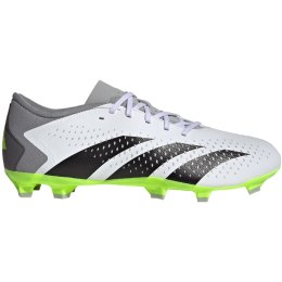 Adidas Buty piłkarskie adidas Predator Accuracy.3 L FG biało-szare GZ0014