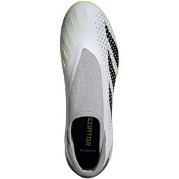 Adidas Buty piłkarskie adidas Predator Accuracy.3 Laceless TF biało-szare GY9999