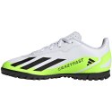 Adidas Buty piłkarskie dla dzieci adidas X Crazyfast.4 TF biało-zielone IE4066