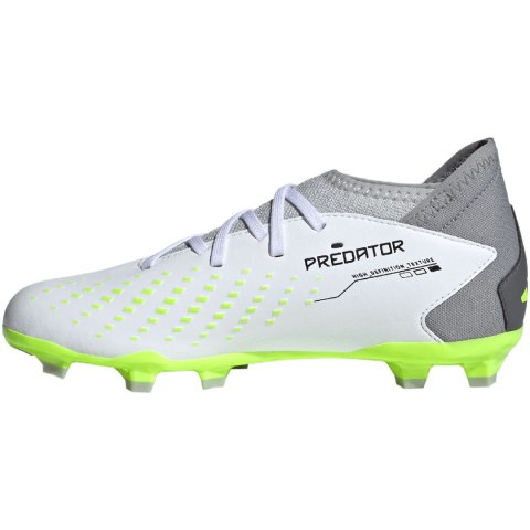 Adidas Buty piłkarskie dla dzieci adidas Predator Accuracy.3 FG biało-szare IE9504 Adidas Buty piłkarskie dla dzieci adidas Predator Accuracy.3 FG biało-szare IE9504