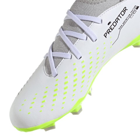 Adidas Buty piłkarskie dla dzieci adidas Predator Accuracy.3 FG biało-szare IE9504 Adidas Buty piłkarskie dla dzieci adidas Predator Accuracy.3 FG biało-szare IE9504