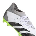 Adidas Buty piłkarskie dla dzieci adidas Predator Accuracy.3 FG biało-szare IE9504