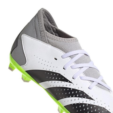 Adidas Buty piłkarskie dla dzieci adidas Predator Accuracy.3 FG biało-szare IE9504 Adidas Buty piłkarskie dla dzieci adidas Predator Accuracy.3 FG biało-szare IE9504