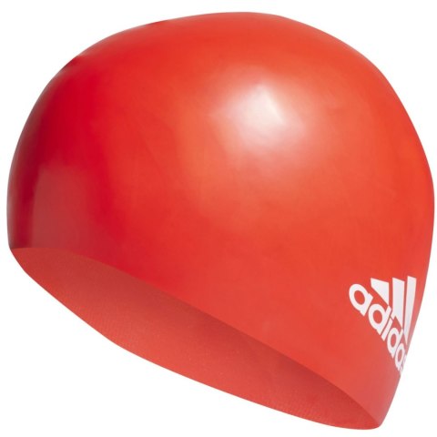 Adidas Czepek pływacki dla dzieci adidas 3-Stripes Silicone pomarańczowy HE5081