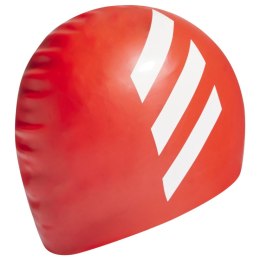 Adidas Czepek pływacki dla dzieci adidas 3-Stripes Silicone pomarańczowy HE5081