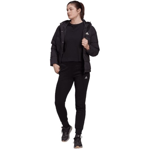 Adidas Kurtka damska adidas Helionic Hooded Down czarna HG8747 Adidas Kurtka damska adidas Helionic Hooded Down czarna HG8747
