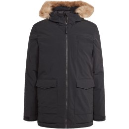 Adidas Kurtka męska adidas Parka Hooded Fur czarna IK0553