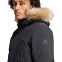 Adidas Kurtka męska adidas Parka Hooded Fur czarna IK0553