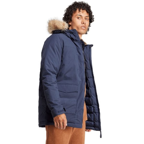 Adidas Kurtka męska adidas Parka Hooded Fur granatowa IK0552 Adidas Kurtka męska adidas Parka Hooded Fur granatowa IK0552