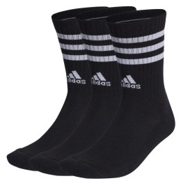 Adidas Skarpety adidas 3-Stripes Cushioned Crew Socks 3P czarne IC1321
