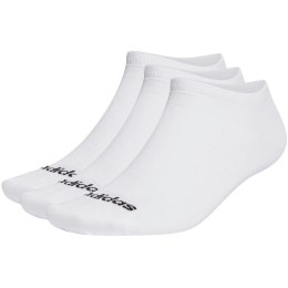 Adidas Skarpety adidas Thin Linear Low-Cut Socks 3P białe HT3447