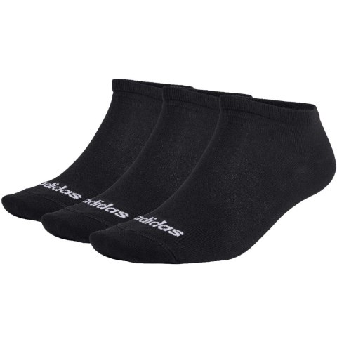 Adidas Skarpety adidas Thin Linear Low-Cut Socks 3P czarne IC1299