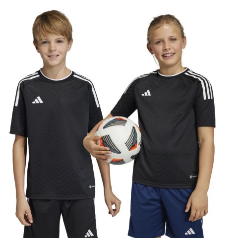 Adidas teamwear Koszulka dla dzieci adidas Campeon 23 Jersey czarna HS0537 Adidas teamwear Koszulka dla dzieci adidas Campeon 23 Jersey czarna HS0537