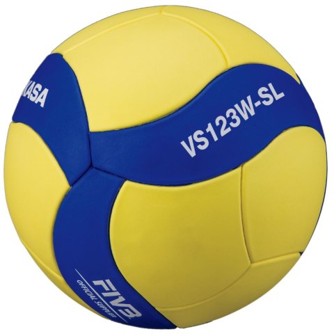 Mikasa Piłka siatkowa Mikasa VS123W SL żółto-niebieska Mikasa Piłka siatkowa Mikasa VS123W SL żółto-niebieska
