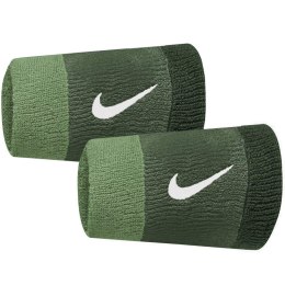 Nike Frotki na nadgarstek Nike szerokie Swoosh 2 szt. zielone N0001586314OS