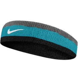 Nike Opaska na głowę Nike Swoosh szaro-niebiesko-czarna N0001544017OS