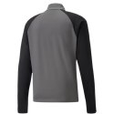 Puma Bluza męska Puma teamLIGA 1/4 Zip Top szaro-czarna 657236 13