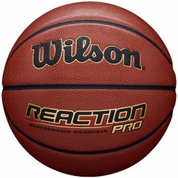 Wilson Piłka koszykowa Wilson Reaction Pro 295 brązowa WTB10137XB07