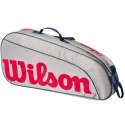 Wilson Torba tenisowa Wilson Junior 3PK szaro-czerwona WR8023901001