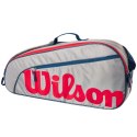 Wilson Torba tenisowa Wilson Junior 3PK szaro-czerwona WR8023901001