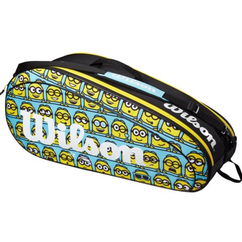 Wilson Torba tenisowa Wilson Minions 2.0 Team 6PK niebiesko-żółto-czarna WR8020201001