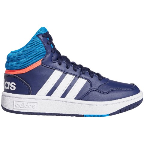 Adidas Buty dla dzieci adidas Hoops Mid granatowe GW0400