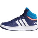 Adidas Buty dla dzieci adidas Hoops Mid granatowe GW0400