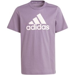 Adidas Koszulka dla dzieci adidas Essentials Big Logo Cotton Tee fioletowa IJ7061
