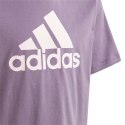 Adidas Koszulka dla dzieci adidas Essentials Big Logo Cotton Tee fioletowa IJ7061