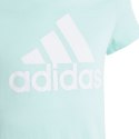 Adidas Koszulka dla dzieci adidas Essentials Big Logo Cotton Tee miętowa IM0279