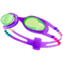 Nike Okulary pływackie Nike Os Chrome Junior 3-6 lat fioletowo-różowe NESSD166-593