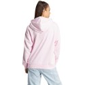 Adidas Bluza damska adidas Essentials 3-Stripes French Terry Oversized Full-Zip Hoodie różowa IR6132