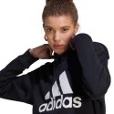 Adidas Bluza damska adidas Essentials Big Logo Regular Fleece czarna HZ2984