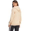 Adidas Bluza damska adidas Essentials Linear Hoodie beżowa IS2083