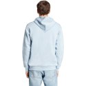 Adidas Bluza męska adidas Essentials Fleece 3-Stripes Hoodie błękitna IS0004