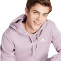 Adidas Bluza męska adidas Essentials Fleece Hoodie fioletowa IN0328