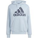 Adidas Bluza męska adidas Essentials French Terry Big Logo Hoodie błękitna IS1352