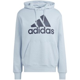 Adidas Bluza męska adidas Essentials French Terry Big Logo Hoodie błękitna IS1352